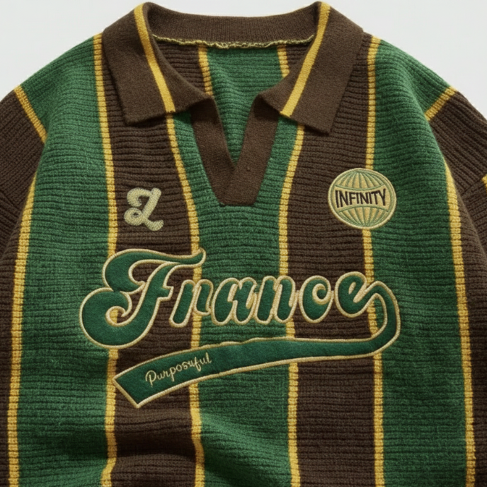 Leonie Stripe Rugby Sweater