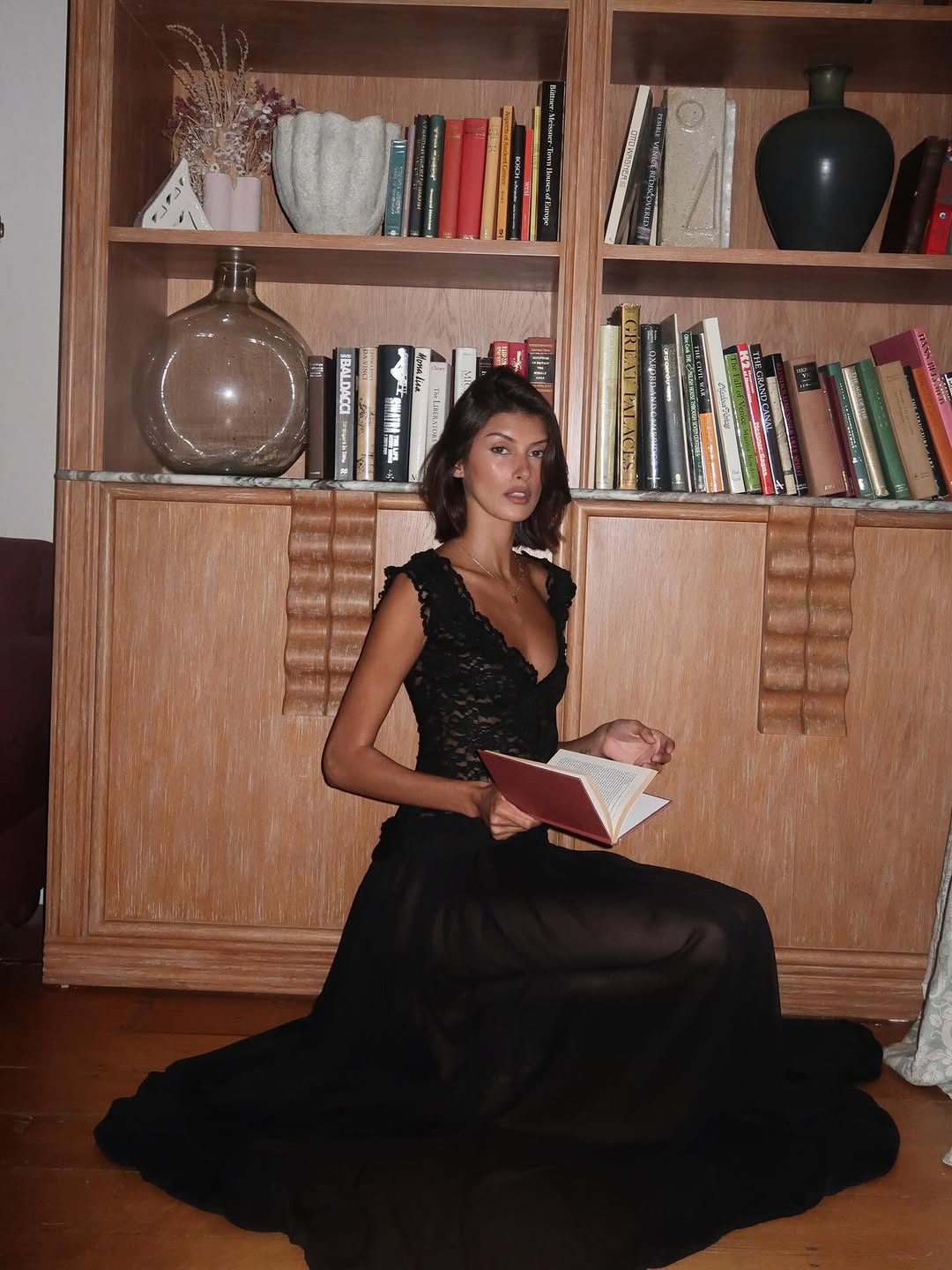 The Seraphina Black Lace Dress