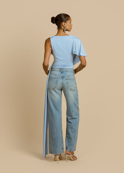 Azure Drape Top
