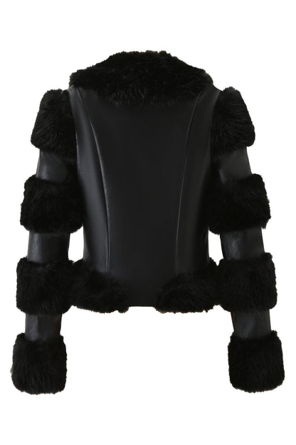 Vera Faux Fur Cropped Jacket