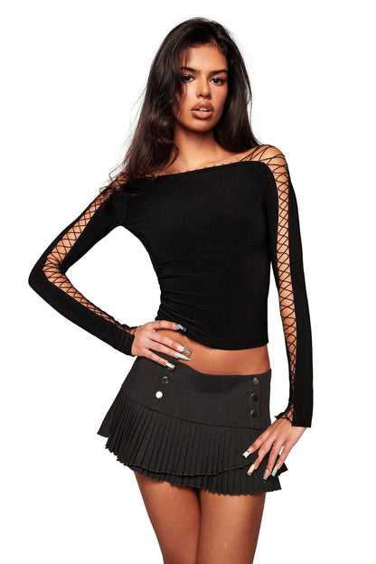 Black Dahlia Lace Top