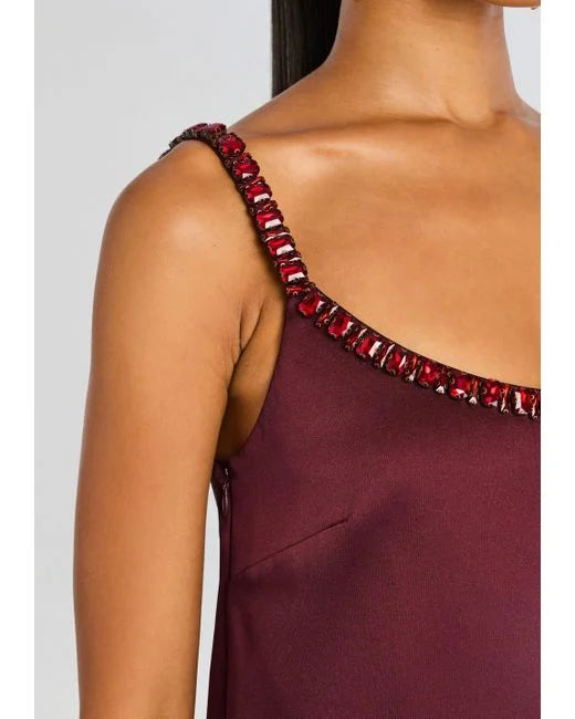 Merlot Slip Mini Dress